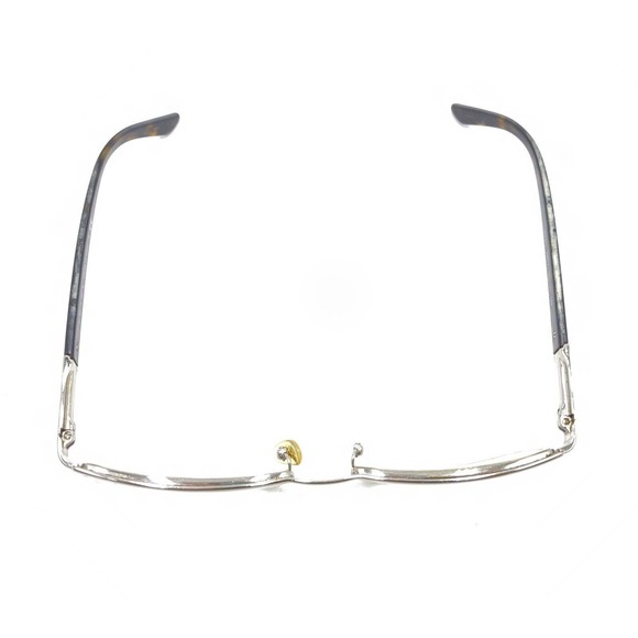 Prada VPR 67L 1BC-1O1 Silver Half Rim Eyeglasses Frames 53-17 140 Italy Designer - Picture 3 of 12